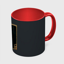 Кружка 3D Кувад Дак: валет пик, цвет: 3D-белый + красный