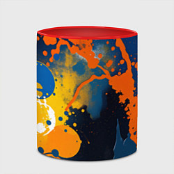 Кружка 3D Краска на стене, цвет: 3D-белый + красный — фото 2