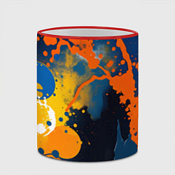 Кружка 3D Краска на стене, цвет: 3D-красный кант — фото 2
