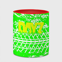 Кружка 3D Dayz кислотные шипы, цвет: 3D-белый + красный — фото 2