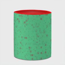 Кружка 3D Color green brown, цвет: 3D-белый + красный — фото 2
