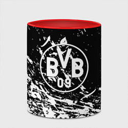 Кружка 3D Borussia белые краски, цвет: 3D-белый + красный — фото 2