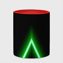 Кружка 3D Color neon green, цвет: 3D-белый + красный — фото 2