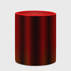 Кружка 3D Neon red orange lines, цвет: 3D-белый + красный — фото 2