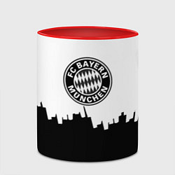 Кружка 3D Bayern Mnchen пиксели, цвет: 3D-белый + красный — фото 2