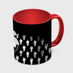 Кружка 3D Реал Мадрид люди краски, цвет: 3D-белый + красный