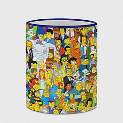 Кружка 3D Simpsons Stories, цвет: 3D-синий кант — фото 2