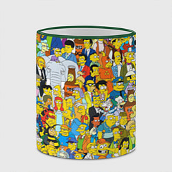 Кружка 3D Simpsons Stories, цвет: 3D-зеленый кант — фото 2