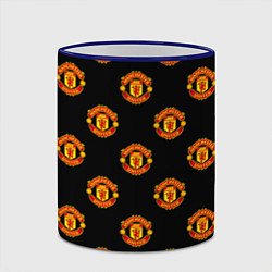 Кружка 3D Manchester United Pattern, цвет: 3D-синий кант — фото 2