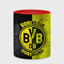 Кружка 3D Borussia Dortmund, цвет: 3D-белый + красный — фото 2