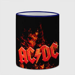 Кружка 3D AC/DC Flame, цвет: 3D-синий кант — фото 2