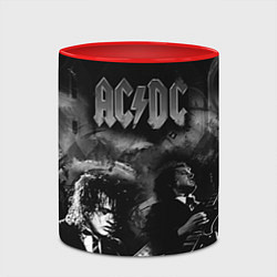 Кружка 3D AC/DC, цвет: 3D-белый + красный — фото 2