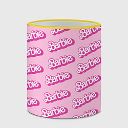 Кружка 3D Barbie Pattern, цвет: 3D-желтый кант — фото 2