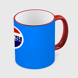 Кружка 3D Sexsi Pepsi, цвет: 3D-красный кант