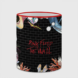 Кружка 3D Pink Floyd: The Wall, цвет: 3D-красный кант — фото 2