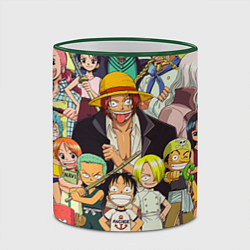 Кружка 3D One Piece, цвет: 3D-зеленый кант — фото 2