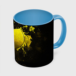 Кружка 3D Wu-Tang Clan: Yellow, цвет: 3D-белый + небесно-голубой