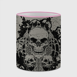 Кружка 3D Skulls, цвет: 3D-розовый кант — фото 2