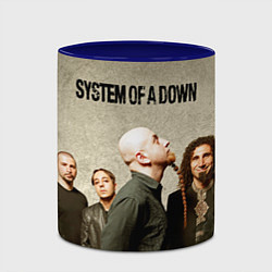Кружка 3D System of a Down, цвет: 3D-белый + синий — фото 2