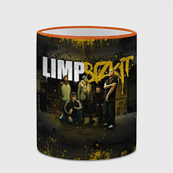 Кружка 3D Limp Bizkit: Gold Street, цвет: 3D-оранжевый кант — фото 2