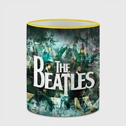Кружка 3D The Beatles Stories, цвет: 3D-желтый кант — фото 2