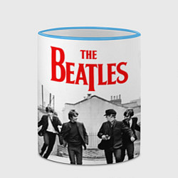 Кружка 3D The Beatles: Break цвета 3D-небесно-голубой кант — фото 2