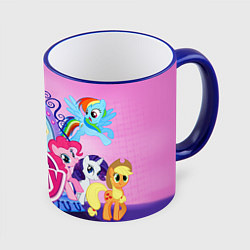 Кружка 3D My Little Pony, цвет: 3D-синий кант