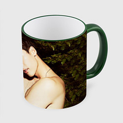 Кружка 3D Lee Jong Hyun, цвет: 3D-зеленый кант