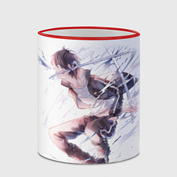 Кружка 3D Бездомный бог, цвет: 3D-красный кант — фото 2