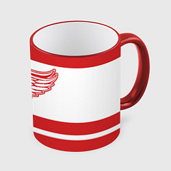 Кружка 3D Detroit Red Wings, цвет: 3D-красный кант