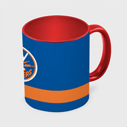 Кружка 3D New York Islanders, цвет: 3D-белый + красный