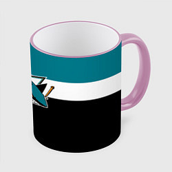 Кружка цветная San Jose Sharks