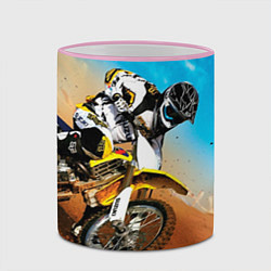 Кружка 3D Эндуро, цвет: 3D-розовый кант — фото 2