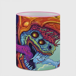 Кружка 3D CS:GO Hyper Beast, цвет: 3D-розовый кант — фото 2