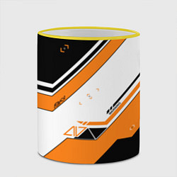 Кружка 3D CS:GO Asiimov, цвет: 3D-желтый кант — фото 2