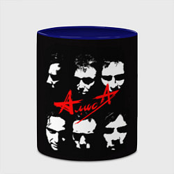 Кружка 3D Группа АлисА, цвет: 3D-белый + синий — фото 2
