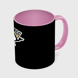 Кружка 3D Pittsburgh Penguins: Malkin, цвет: 3D-белый + розовый