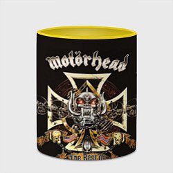 Кружка 3D Motorhead: The best of, цвет: 3D-белый + желтый — фото 2