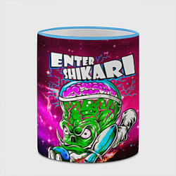 Кружка 3D Enter Shikari: Acid Space, цвет: 3D-небесно-голубой кант — фото 2