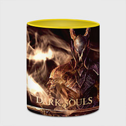 Кружка 3D Dark Souls, цвет: 3D-белый + желтый — фото 2