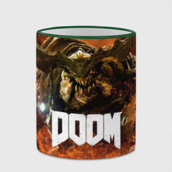 Кружка 3D DOOM 4: Hell Cyberdemon, цвет: 3D-зеленый кант — фото 2