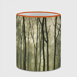 Кружка 3D Чарующий лес, цвет: 3D-оранжевый кант — фото 2