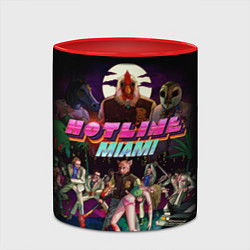 Кружка 3D Hotline Miami, цвет: 3D-белый + красный — фото 2