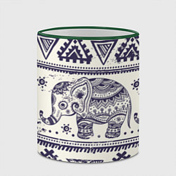 Кружка 3D Африка, цвет: 3D-зеленый кант — фото 2