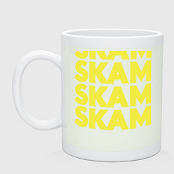Кружка керамическая Skam Skam, цвет: фосфор