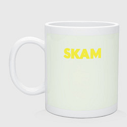 Кружка керамическая Skam, цвет: фосфор