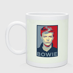 Кружка керамическая Bowie Poster, цвет: фосфор