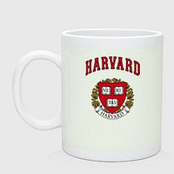 Кружка керамическая Harvard university, цвет: фосфор