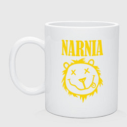 Кружка керамическая Narnia, цвет: белый