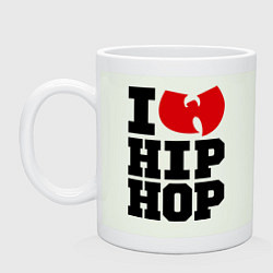 Кружка керамическая I wu hip-hop, цвет: фосфор